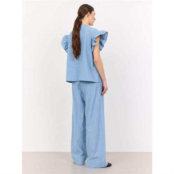 Levete Room LR-LENNON 1 Bukser, Blue Cotton 